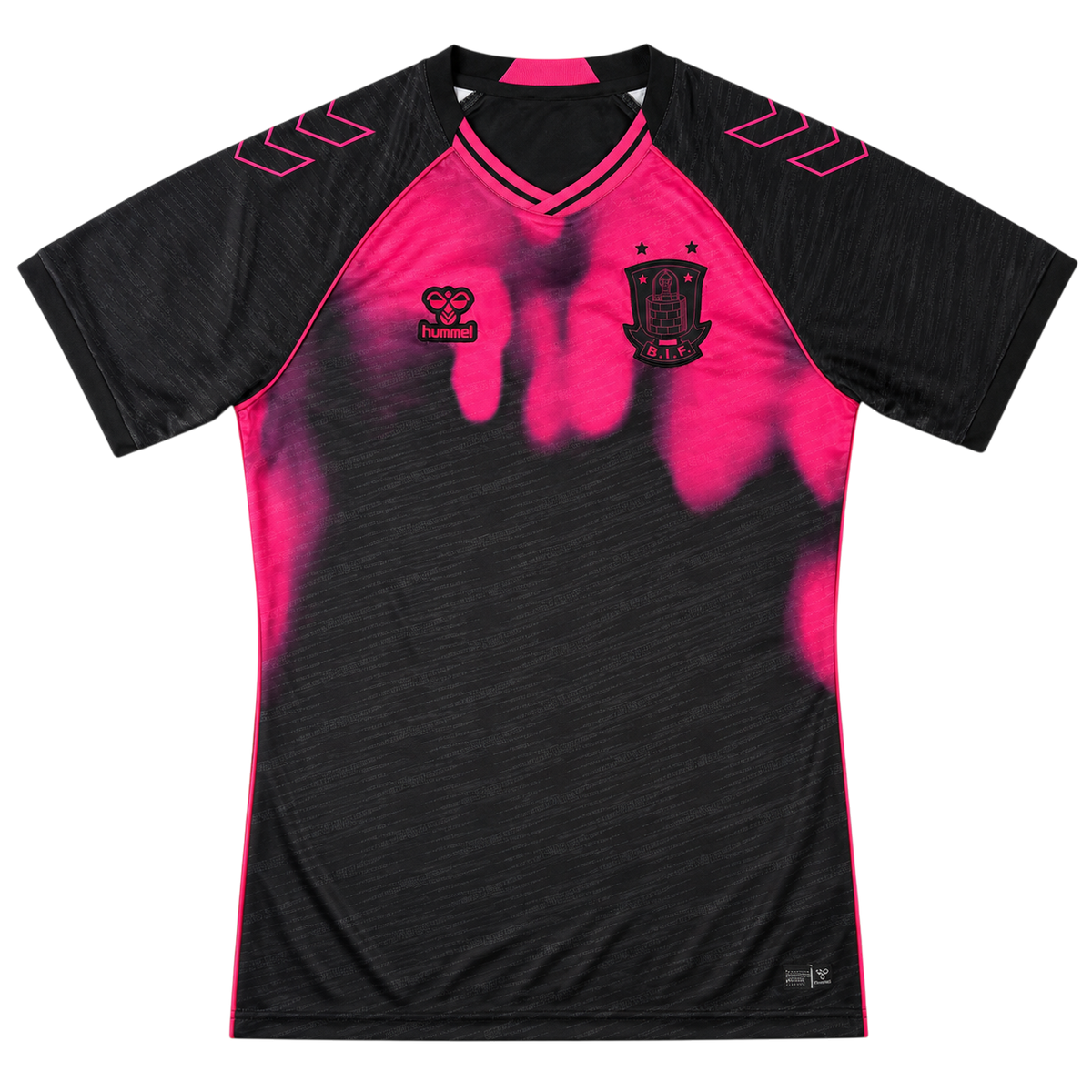 Siyah-Pembe Futbol Forması - Ön