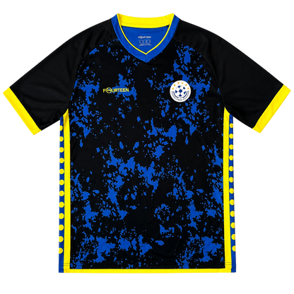 Siyah-Mavi-Sarı Futbol Forması - Ön