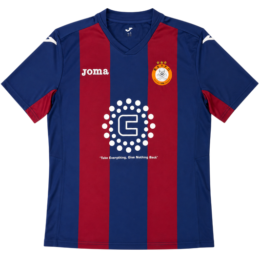 Lacivert-Bordo Futbol Forması - Ön
